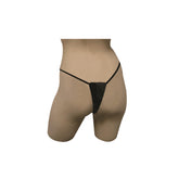 Dukal Reflections Spa Thong Panty, Black